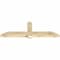 Ekena Millwork Eugene Rough Sawn Timber Gable Bracket, Douglas Fir, 72"W x 24"H x 4"D x 6"F, 8/12 Pitch GBW072X24X0406EUG00RDF - alternate 5